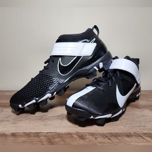 Nike Force Trout 7 Keystone Black White Baseball Cleats CT0831-005 Men's Size 13